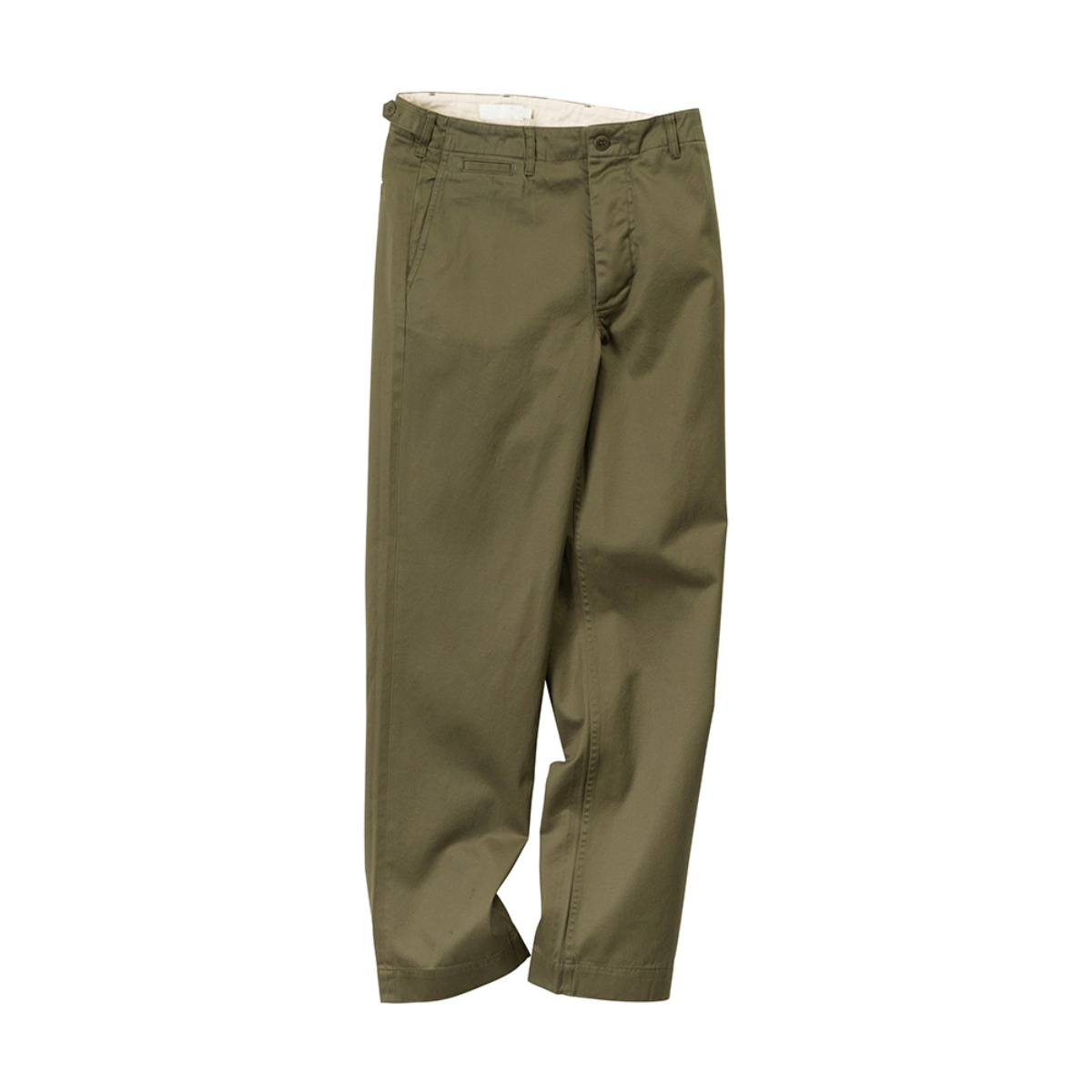  VTG FLAT FRONT OFFICER CHINO OLIVE DRAB