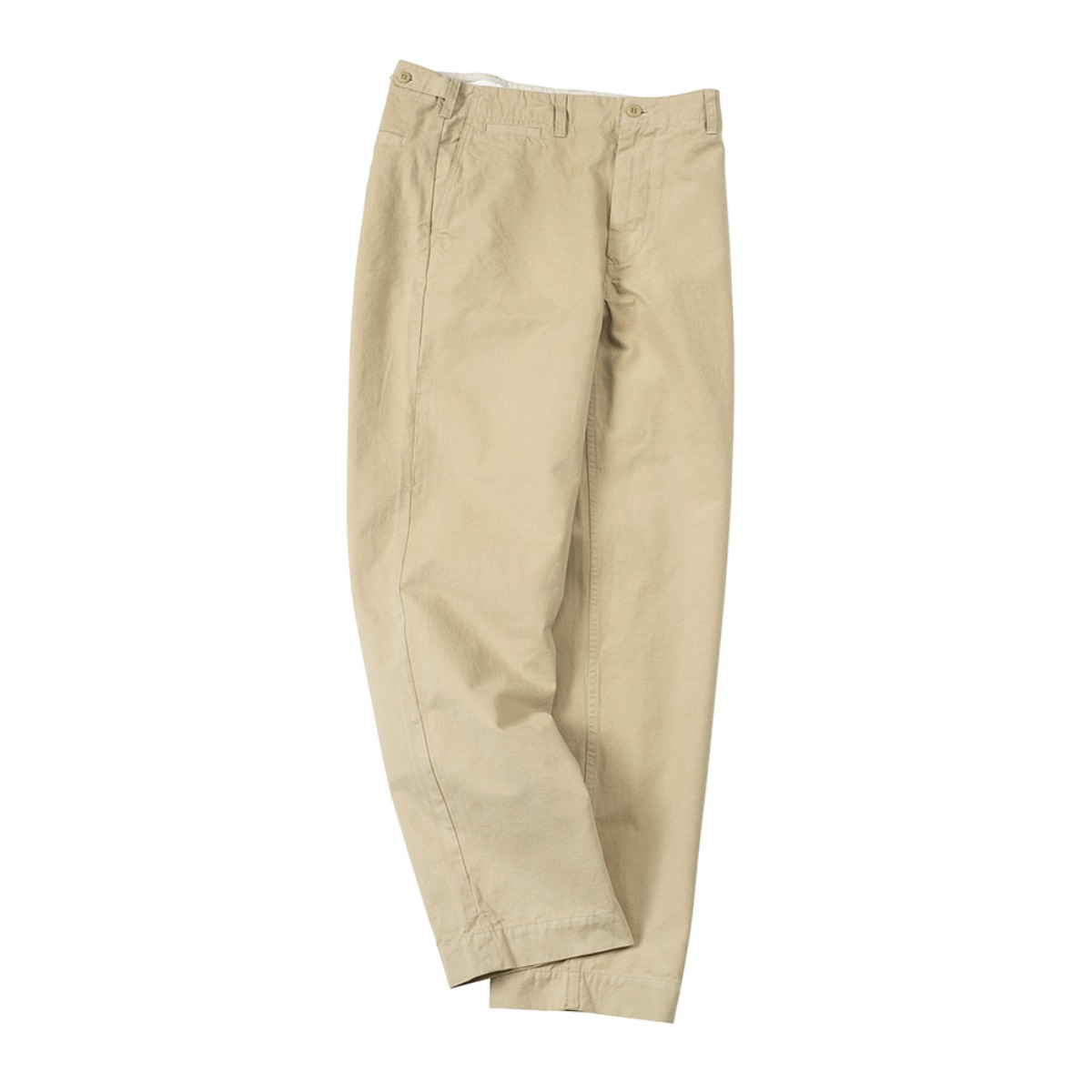  VTG FLAT FRONT OFFICER CHINO BLEACHED SAND
